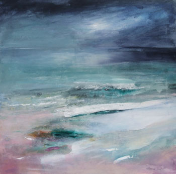 Patricia Sadler 'Shimmering Light on Turquoise Water'